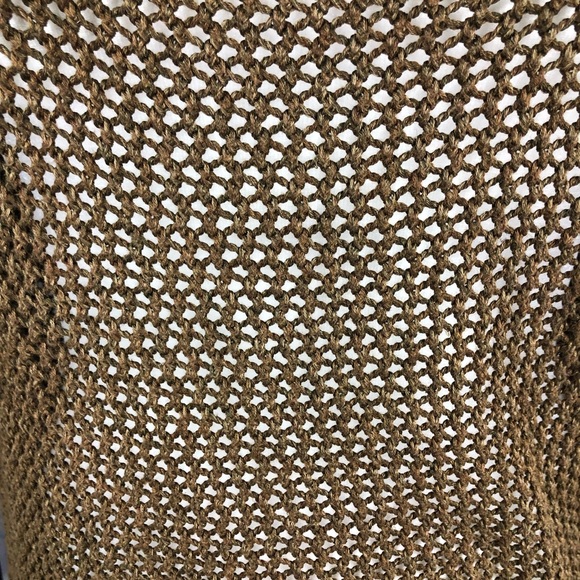 Peruvian Collection XS Brown Knit Top - Picture 3 of 4